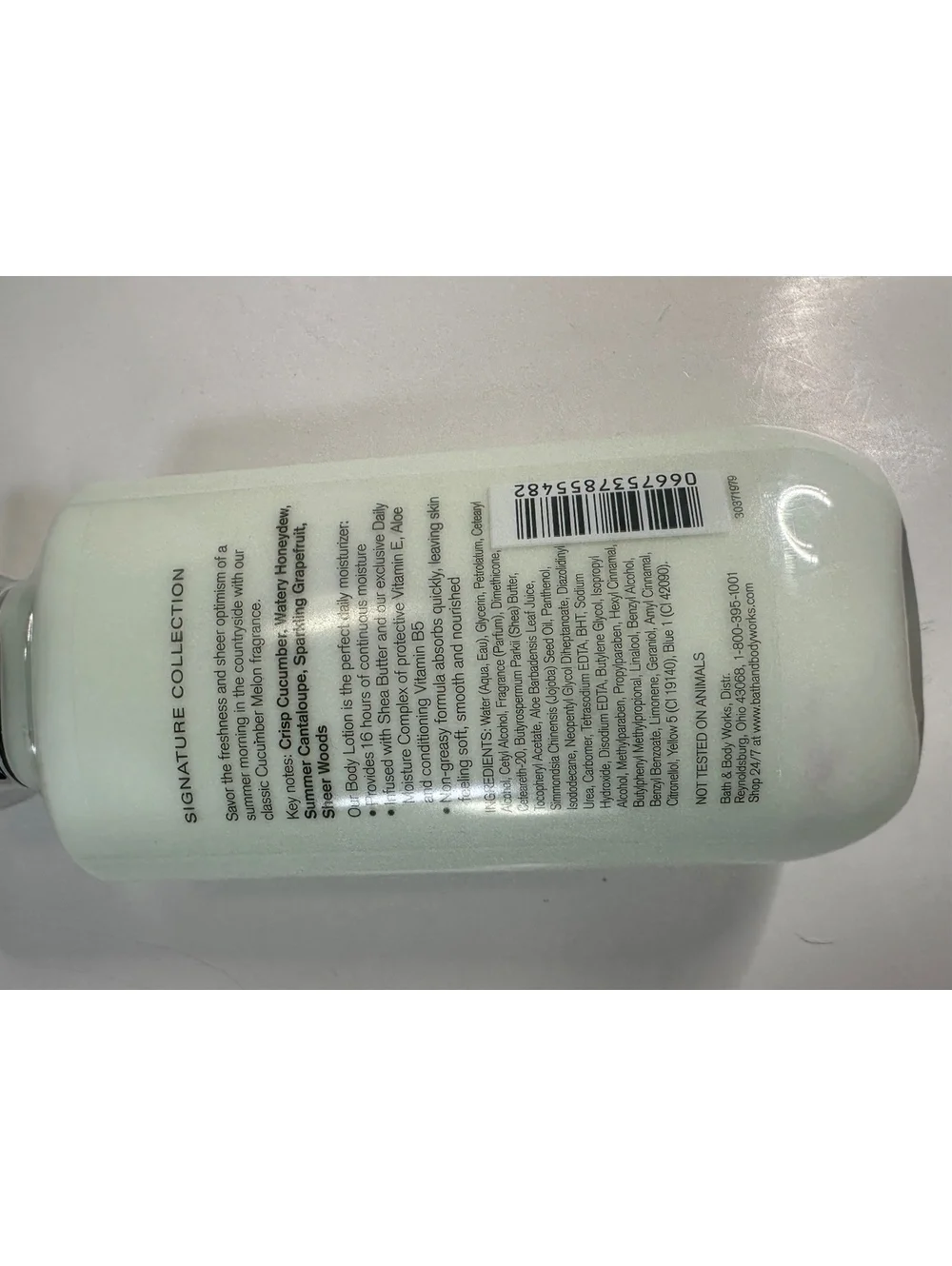 Cucumber Melon Bath & Body Works 3 Body Lotions 8oz + 2 Body Creams 8oz